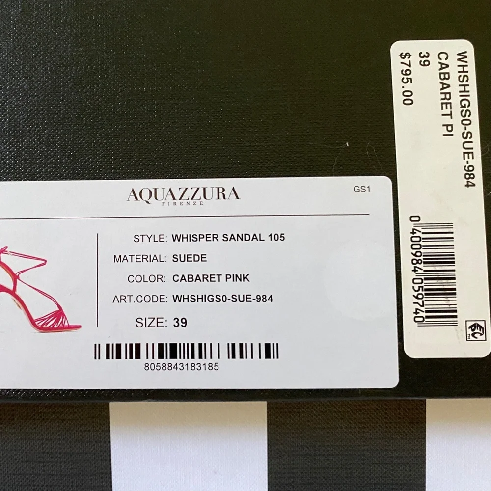 Aquazzura suede stiletto